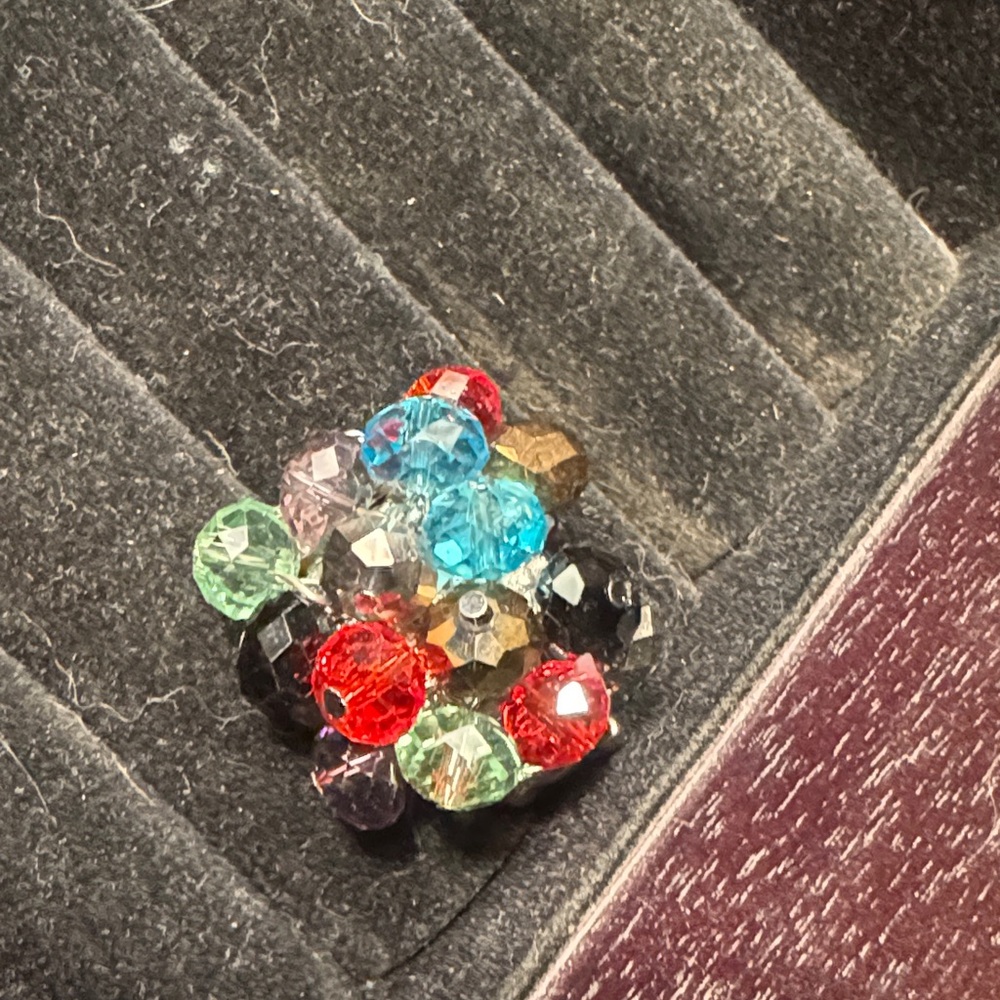 Multicolor Beaded Ring